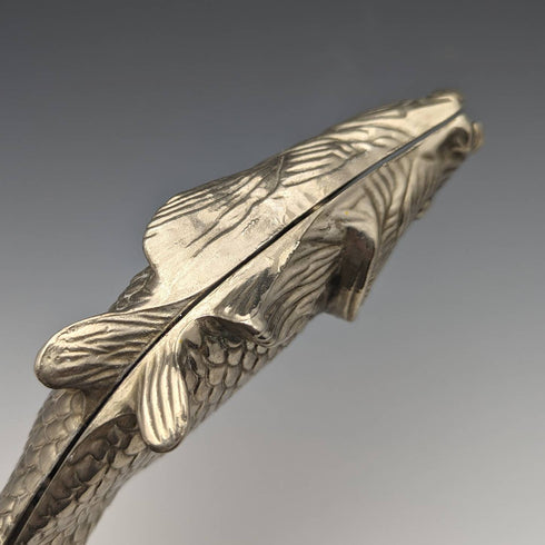 英国ヴィンテージ ピューター製 魚 フィギュリン ペア